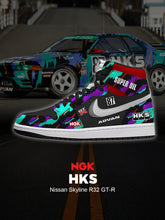 HKS Skyline R32 GT-R V.1 Custom High-Top Sneakers